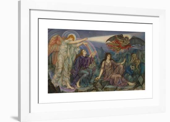 The Search-Light-Evelyn De Morgan-Framed Premium Giclee Print