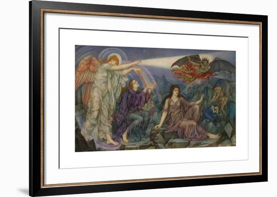 The Search-Light-Evelyn De Morgan-Framed Premium Giclee Print