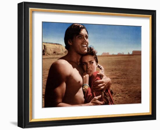 The Searchers, Jeffrey Hunter, Natalie Wood, 1956-null-Framed Photo