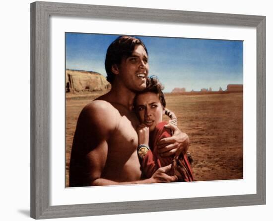 The Searchers, Jeffrey Hunter, Natalie Wood, 1956-null-Framed Photo