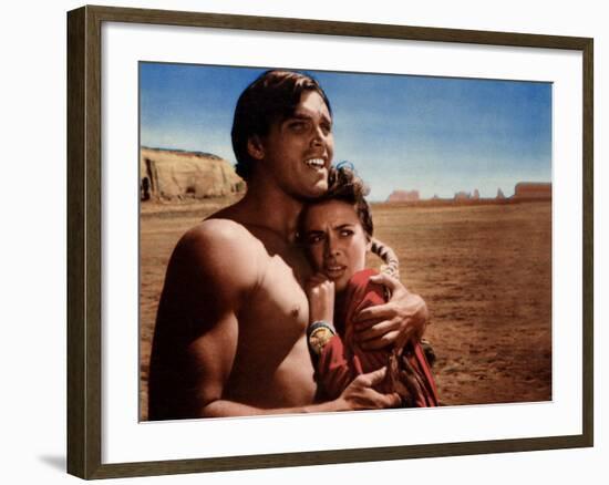 The Searchers, Jeffrey Hunter, Natalie Wood, 1956-null-Framed Photo