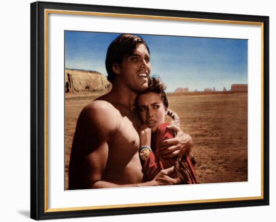 The Searchers, Jeffrey Hunter, Natalie Wood, 1956-null-Framed Photo