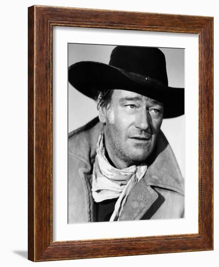 The Searchers, John Wayne, 1956-null-Framed Photo