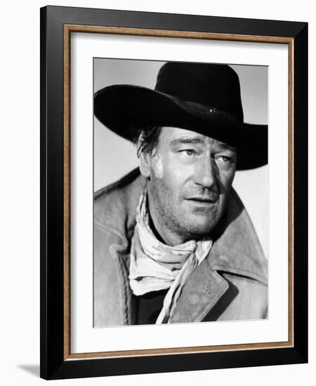 The Searchers, John Wayne, 1956-null-Framed Photo