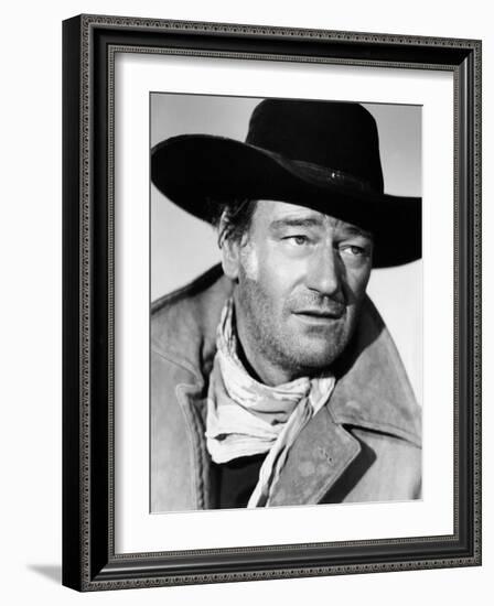 The Searchers, John Wayne, 1956-null-Framed Photo