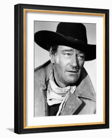 The Searchers, John Wayne, 1956-null-Framed Photo