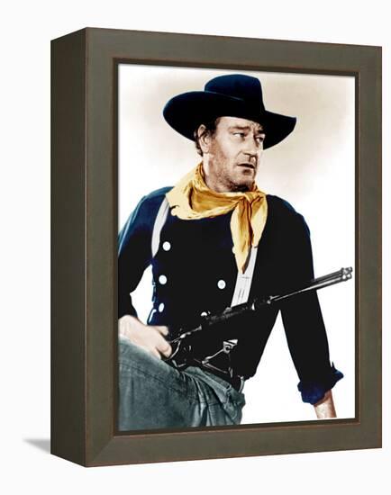 THE SEARCHERS, John Wayne, 1956-null-Framed Stretched Canvas