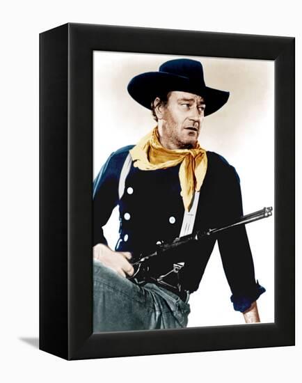 THE SEARCHERS, John Wayne, 1956-null-Framed Stretched Canvas