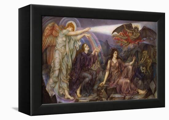 The Searchlight-Evelyn De Morgan-Framed Premier Image Canvas