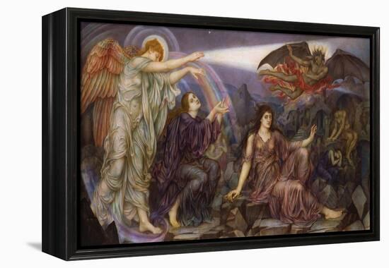 The Searchlight-Evelyn De Morgan-Framed Premier Image Canvas