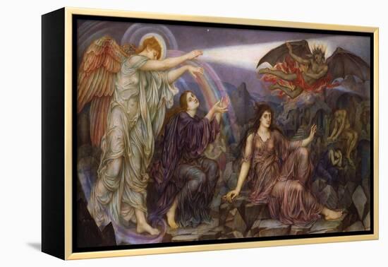 The Searchlight-Evelyn De Morgan-Framed Premier Image Canvas