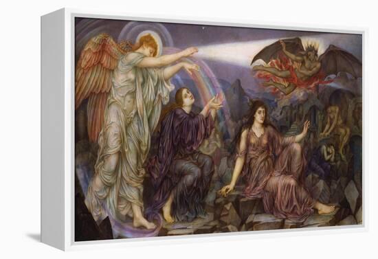 The Searchlight-Evelyn De Morgan-Framed Premier Image Canvas