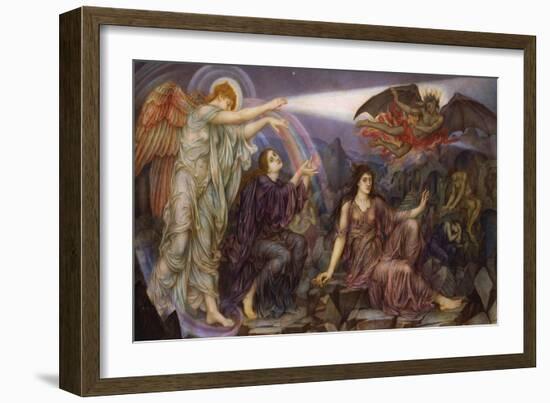 The Searchlight-Evelyn De Morgan-Framed Giclee Print