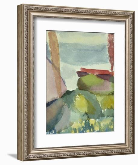 The Seaside in the Rain; See Ufer Bei Regen-Paul Klee-Framed Giclee Print