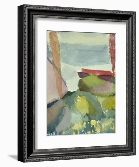 The Seaside in the Rain; See Ufer Bei Regen-Paul Klee-Framed Giclee Print