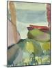 The Seaside in the Rain; See Ufer Bei Regen-Paul Klee-Mounted Giclee Print