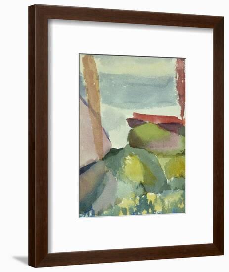 The Seaside in the Rain; See Ufer Bei Regen-Paul Klee-Framed Premium Giclee Print