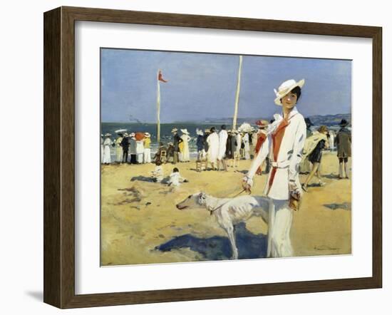 The Seaside-Francois Flameng-Framed Giclee Print