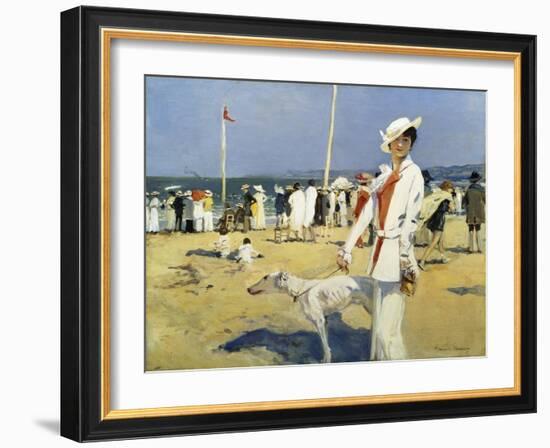 The Seaside-Francois Flameng-Framed Giclee Print