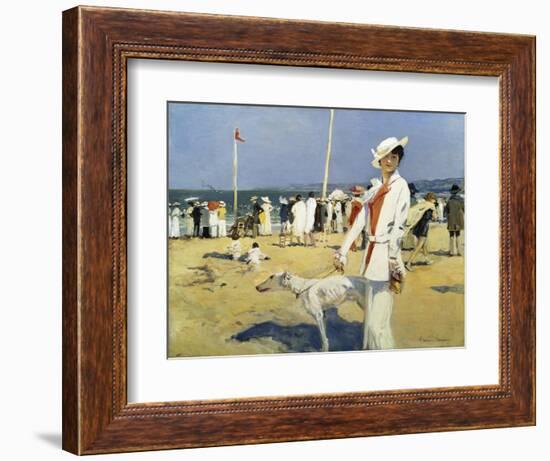 The Seaside-Francois Flameng-Framed Giclee Print