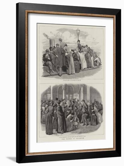 The Season at Brighton-Robert Barnes-Framed Giclee Print