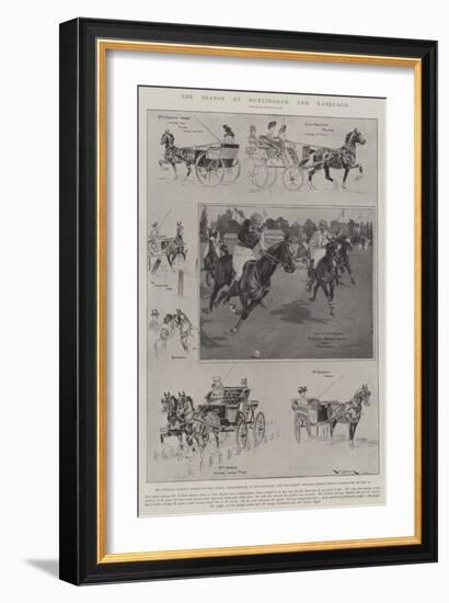 The Season at Hurlingham and Ranelagh-Ralph Cleaver-Framed Giclee Print