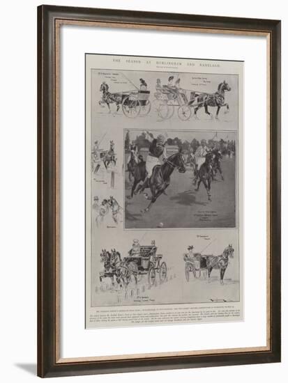 The Season at Hurlingham and Ranelagh-Ralph Cleaver-Framed Giclee Print