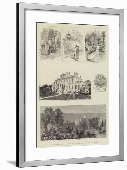 The Season in the South of France, Some Villas at Cannes-null-Framed Giclee Print