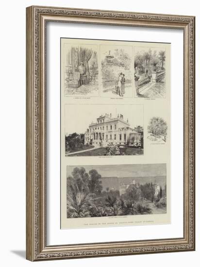 The Season in the South of France, Some Villas at Cannes-null-Framed Giclee Print