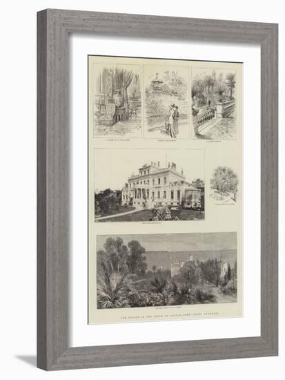 The Season in the South of France, Some Villas at Cannes-null-Framed Giclee Print