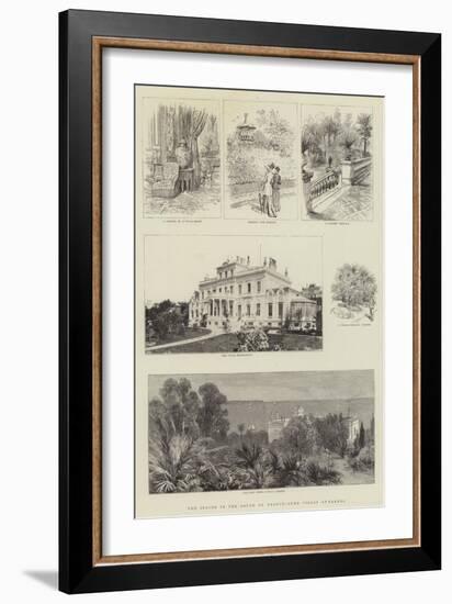 The Season in the South of France, Some Villas at Cannes-null-Framed Giclee Print