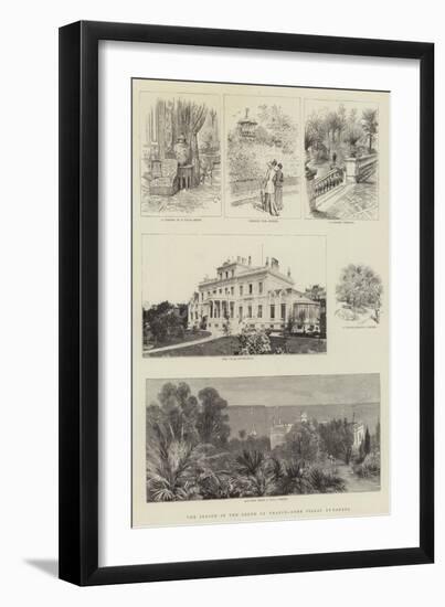 The Season in the South of France, Some Villas at Cannes-null-Framed Giclee Print