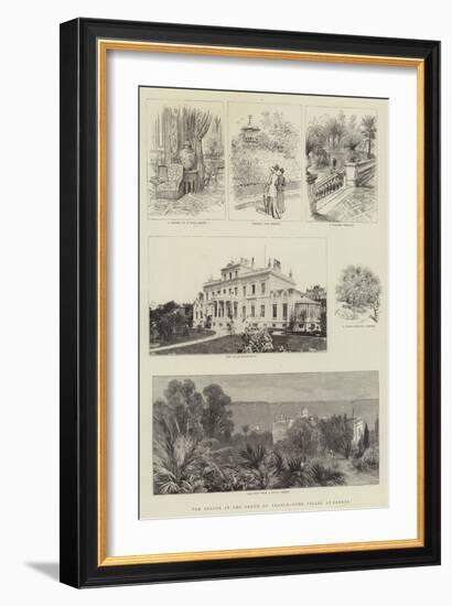 The Season in the South of France, Some Villas at Cannes-null-Framed Giclee Print