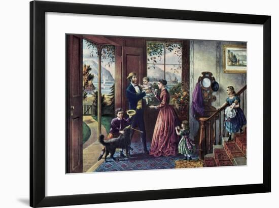 The Season of Strength, Middle Age, 1868-Currier & Ives-Framed Giclee Print