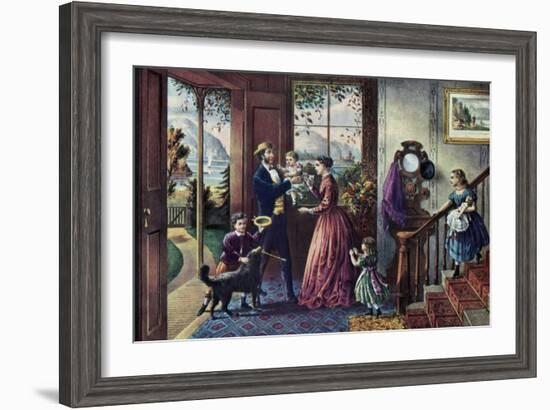 The Season of Strength, Middle Age, 1868-Currier & Ives-Framed Giclee Print