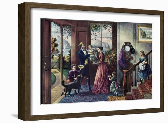 The Season of Strength, Middle Age, 1868-Currier & Ives-Framed Giclee Print