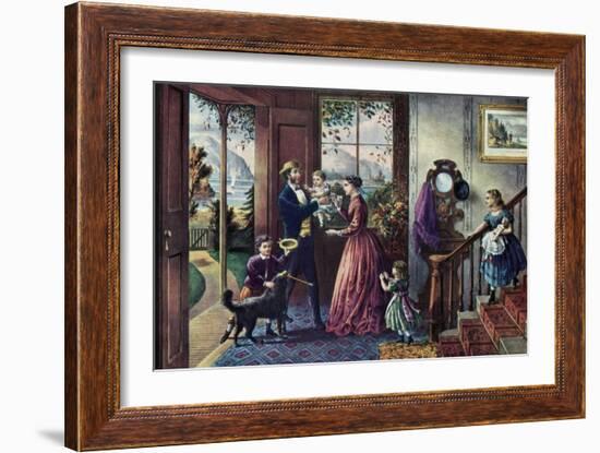 The Season of Strength, Middle Age, 1868-Currier & Ives-Framed Giclee Print