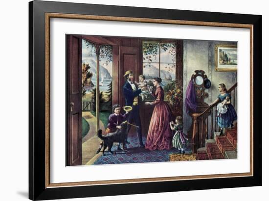 The Season of Strength, Middle Age, 1868-Currier & Ives-Framed Giclee Print