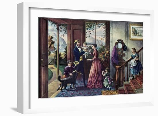 The Season of Strength, Middle Age, 1868-Currier & Ives-Framed Giclee Print