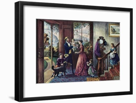 The Season of Strength, Middle Age, 1868-Currier & Ives-Framed Giclee Print