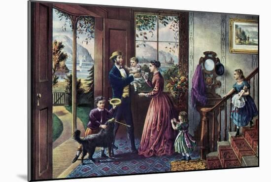 The Season of Strength, Middle Age, 1868-Currier & Ives-Mounted Giclee Print