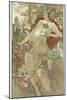 The Seasons: Autumn, 1896-Alphonse Mucha-Mounted Giclee Print