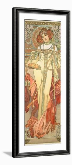 The Seasons: Autumn, 1900-Alphonse Mucha-Framed Giclee Print