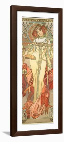 The Seasons: Autumn, 1900-Alphonse Mucha-Framed Giclee Print