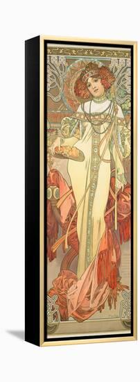 The Seasons: Autumn, 1900-Alphonse Mucha-Framed Premier Image Canvas