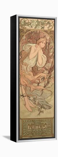 The Seasons: Spring, 1897-Alphonse Mucha-Framed Premier Image Canvas