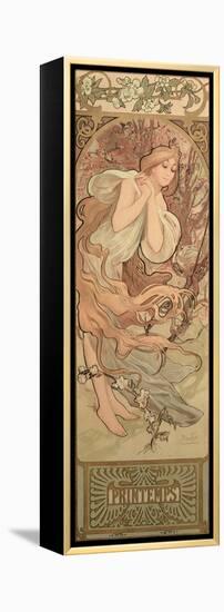 The Seasons: Spring, 1897-Alphonse Mucha-Framed Premier Image Canvas