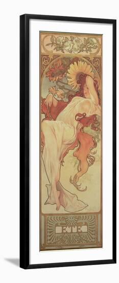 The Seasons: Summer, 1897-Alphonse Mucha-Framed Giclee Print