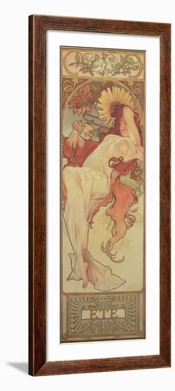 The Seasons: Summer, 1897-Alphonse Mucha-Framed Giclee Print