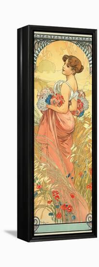 The Seasons: Summer, 1900-Alphonse Mucha-Framed Premier Image Canvas